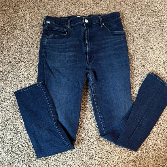 Women’s citizens of humanity dark wash blue jeans size 31 - Picture 1 of 4